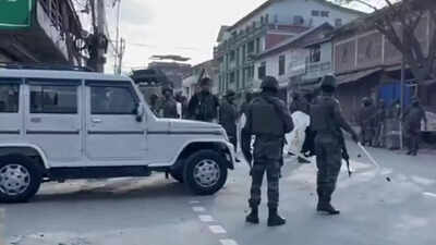Manipur: Mob attacks Kuki Zo Council Chairman’s residence in Churachandpur, firing reported. india news
