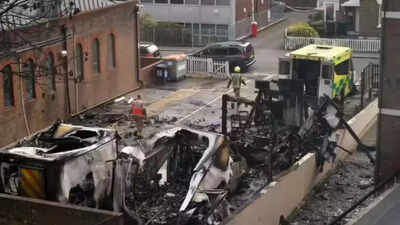 UK police arrest 2 people in anti-Semitic arson attack on Jewish community ambulances in London