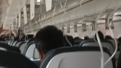 Air India Express flight diverted to Lucknow after May Day call; Panic among passengers due to deployment of oxygen masks. india news