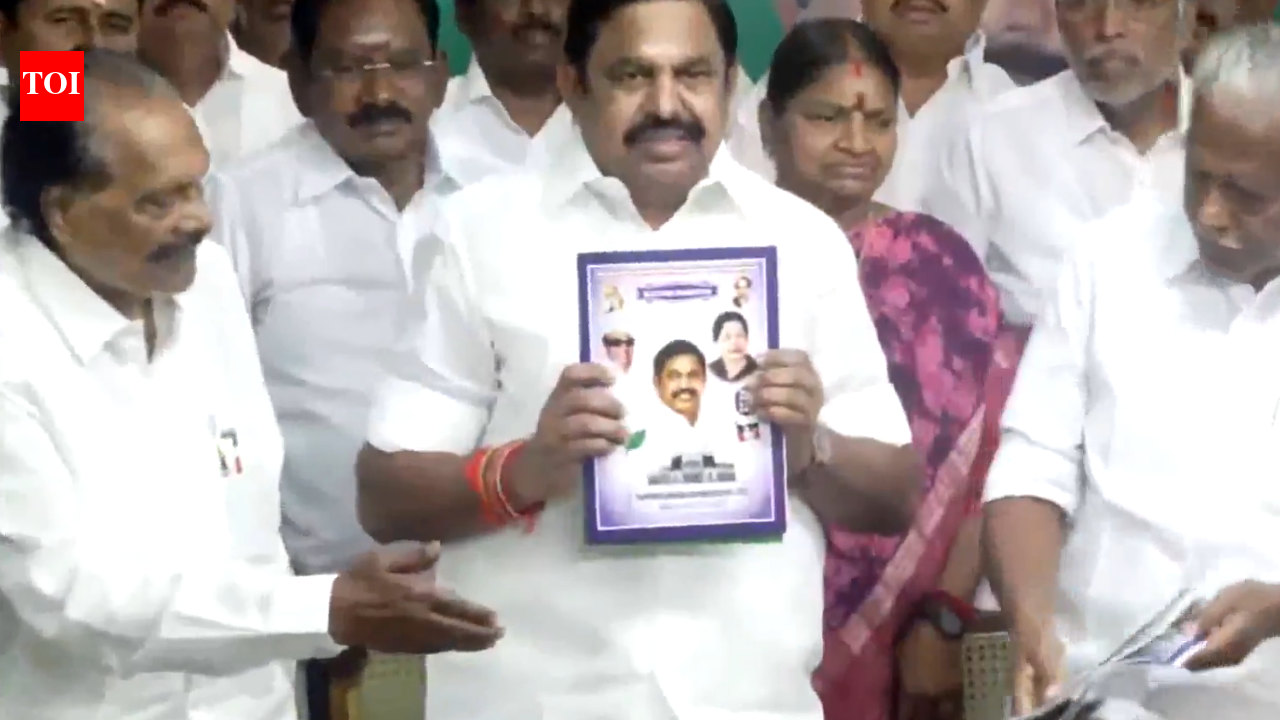 Tamil Nadu elections: AIADMK promises fridges, 3 LPG cylinders for 2.2 crore families. chennai news