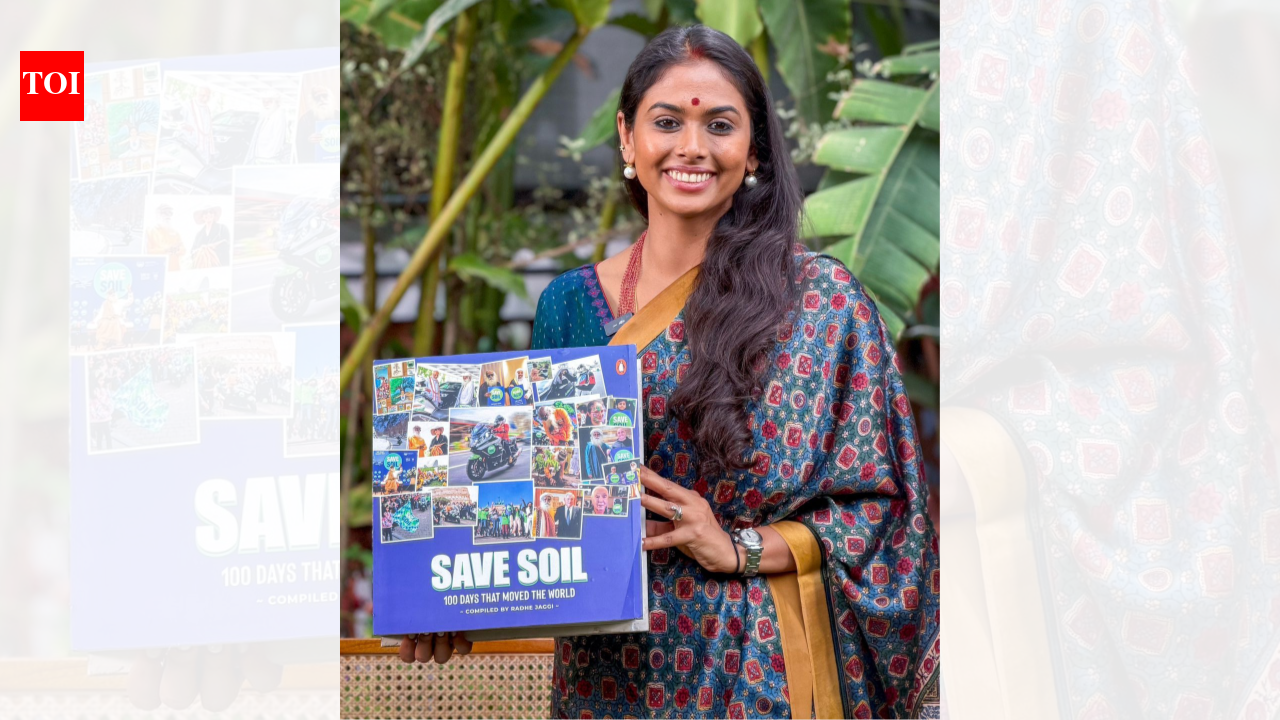 ‘Save Soil: 100 days that shook the world’: Sadhguru’s daughter Radhe Jaggi launches new book. india news