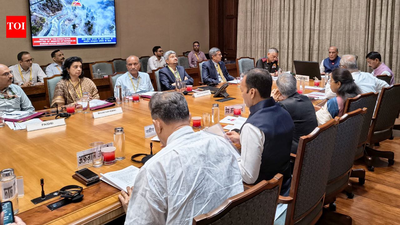 BRO entrusted with the task of developing infrastructure along 1600 km long Myanmar border: Rajnath in Parliament panel meeting. india news