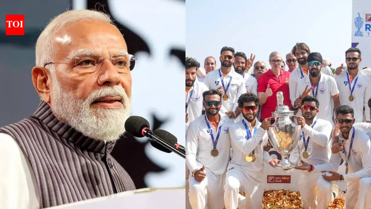 ‘Almost seven decades of long wait’: PM Modi hails Jammu and Kashmir’s historic Ranji Trophy win. cricket news