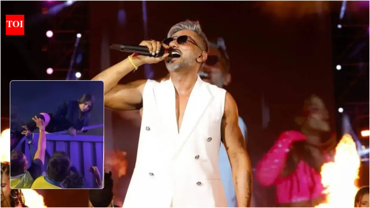 Yo Yo Honey Singh calls fan who climbed over closed gate at packed Mumbai concert ‘lioness’ – watch | hindi movie news