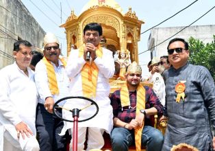 महावीर जयंती मुजफ्फरनगर: 2626वीं जयंती के अवसर पर भव्य रथ यात्रा, गूंजा अहिंसा और ‘जियो और जीने दो’ का संदेश