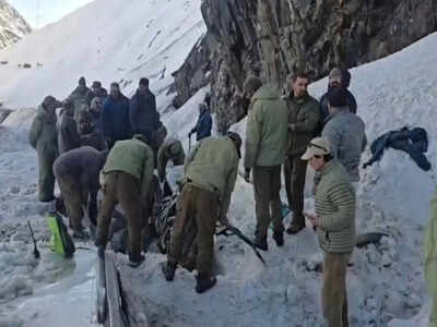 Many vehicles buried in avalanche at Zojila Pass, 7 killed. india news