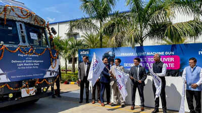 Big boost for Army: Adani Defense delivers first batch of 2,000 ‘Prahar’ light machine guns. india news