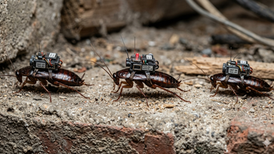 Cockroaches with smart backpack? Scientists turn insects into cyborgs to detect hidden pipeline leaks.