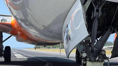 AI Express flight from Hyderabad makes hard landing in Phuket, stuck on runway; All safe. india news