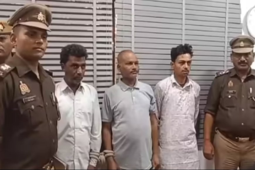 कानपुर में थाने के पास दिनदहाड़े अष्टधातु की मूर्तियां और नकदी समेत 10 लाख रुपये का माल बरामद हुआ.