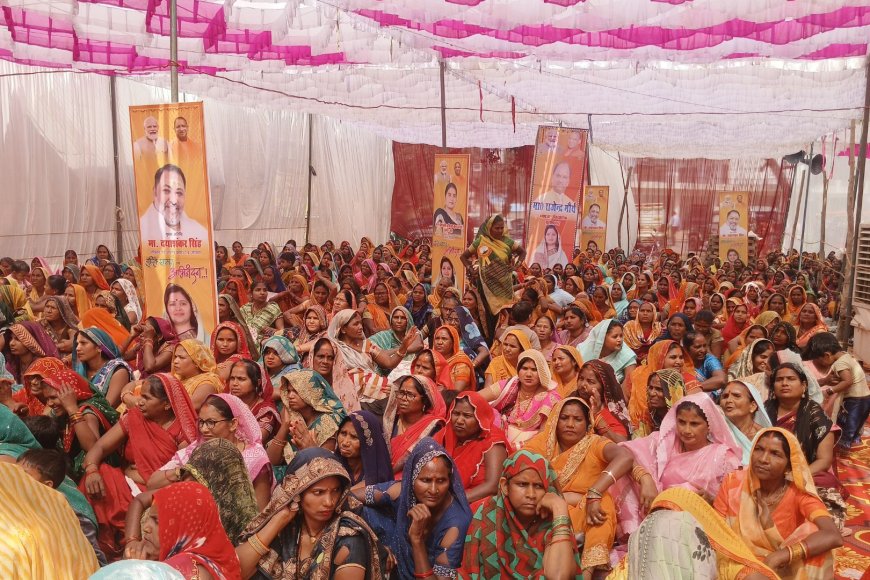 प्रतापगढ़ के तेजगढ़ गांव में अवसान माता पूजा महोत्सव, 5001 महिलाओं ने की पूजा