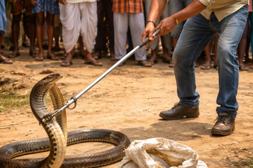 बदायूँ में युवक ने सांप को लाठी-डंडों से पीट-पीटकर मार डाला, वीडियो वायरल होने पर वन विभाग ने दर्ज किया केस.