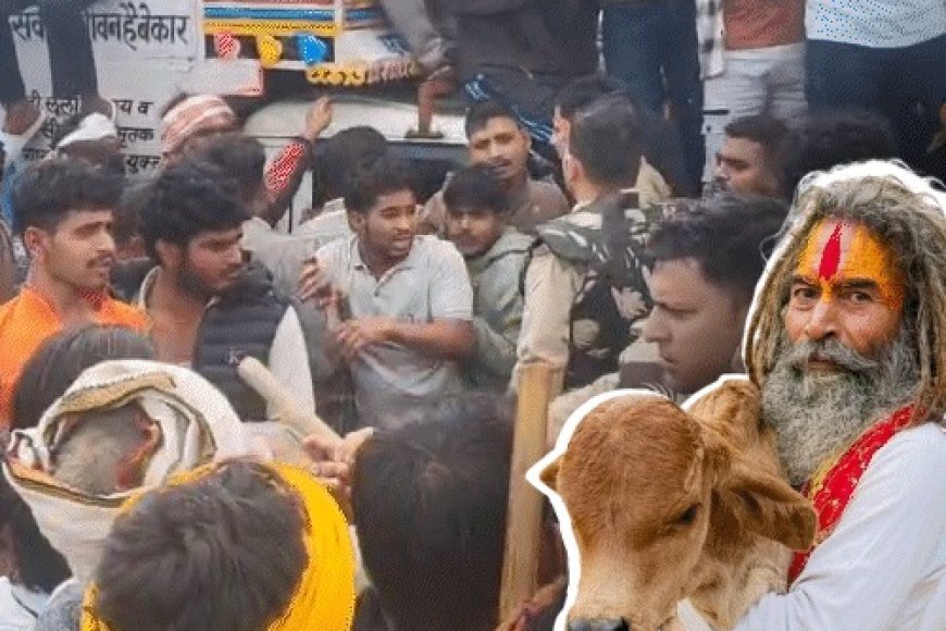 मथुरा में गौरक्षक फरसा बाबा की मौत के बाद हंगामा, हाईवे जाम, पुलिस पर पथराव