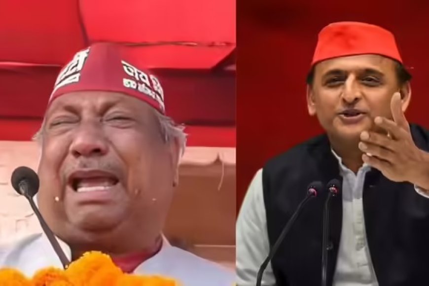 ‘अफसोस के आंसू या प्रायश्चित के?’ संजय निषाद के रोने पर अखिलेश यादव का तीखा तंज