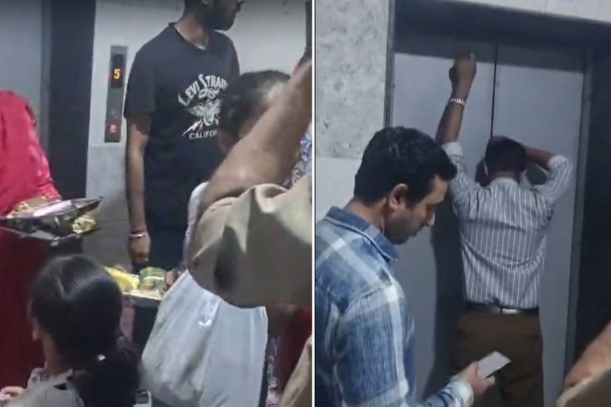 ग्रेटर नोएडा वेस्ट में फिर लिफ्ट हादसा, फंसे बच्चे-महिलाएं