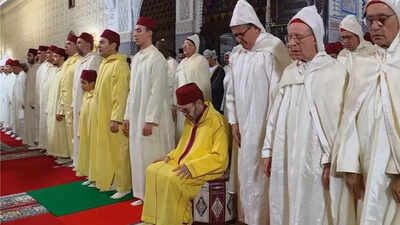 Morocco’s King Mohammed VI leads emotional Laylat al-Qadr prayers at the Royal Palace in Rabat