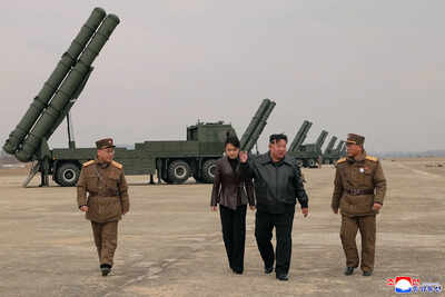 Kim Jong Un and his daughter oversee testing of North Korea’s ‘deadly but charming’ rocket launchers