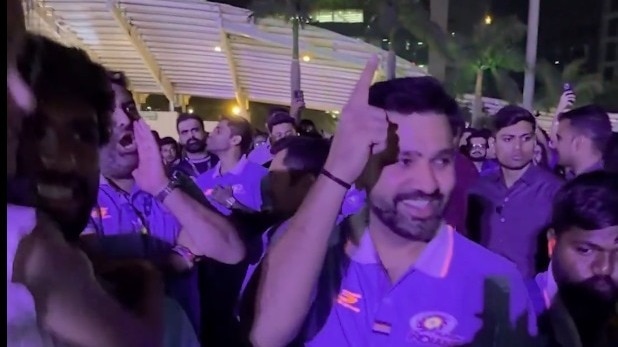 IPL 2026 | WATCH: Rohit Sharma dances on Divine, enjoys Mumbai Indians fan fest with daughter Samaira