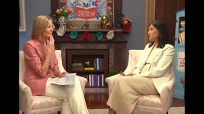 ‘I grew up in a family of two’: Usha Vance on decision to have fourth child