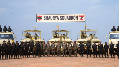 Army tests its new ‘Shaurya’ drone squadron for tank units. india news