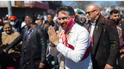 NYC Mayor Zohran Mamdani joins Holi celebrations at Richmond Hill Phagwa Parade. world News