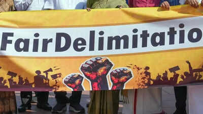 There is a provision in the Delimitation Bill for the Election Commission to conduct the exercise in Pakistan occupied Jammu and Kashmir. india news