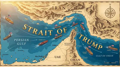 ‘Strait of Trump’: US President Donald Trump shares new map naming Hormuz after himself. world News