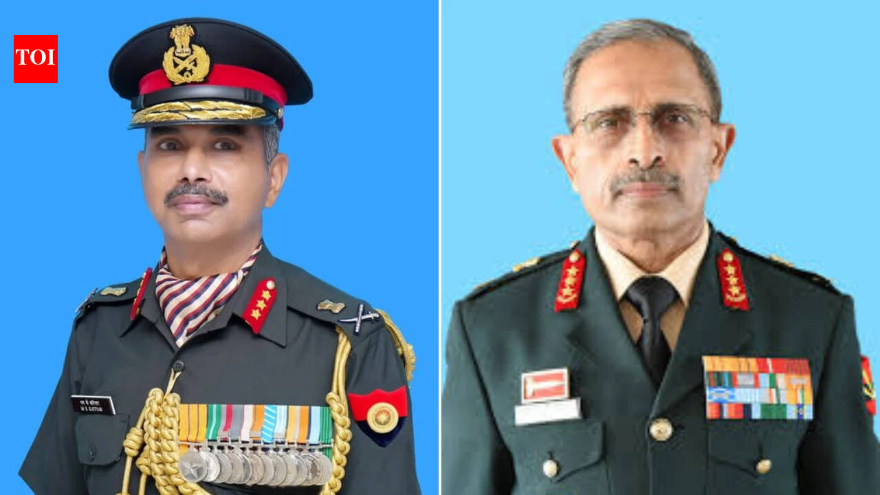 Reshuffle at the top level in the army today after the retirement of Eastern, Western Command chiefs. india news
