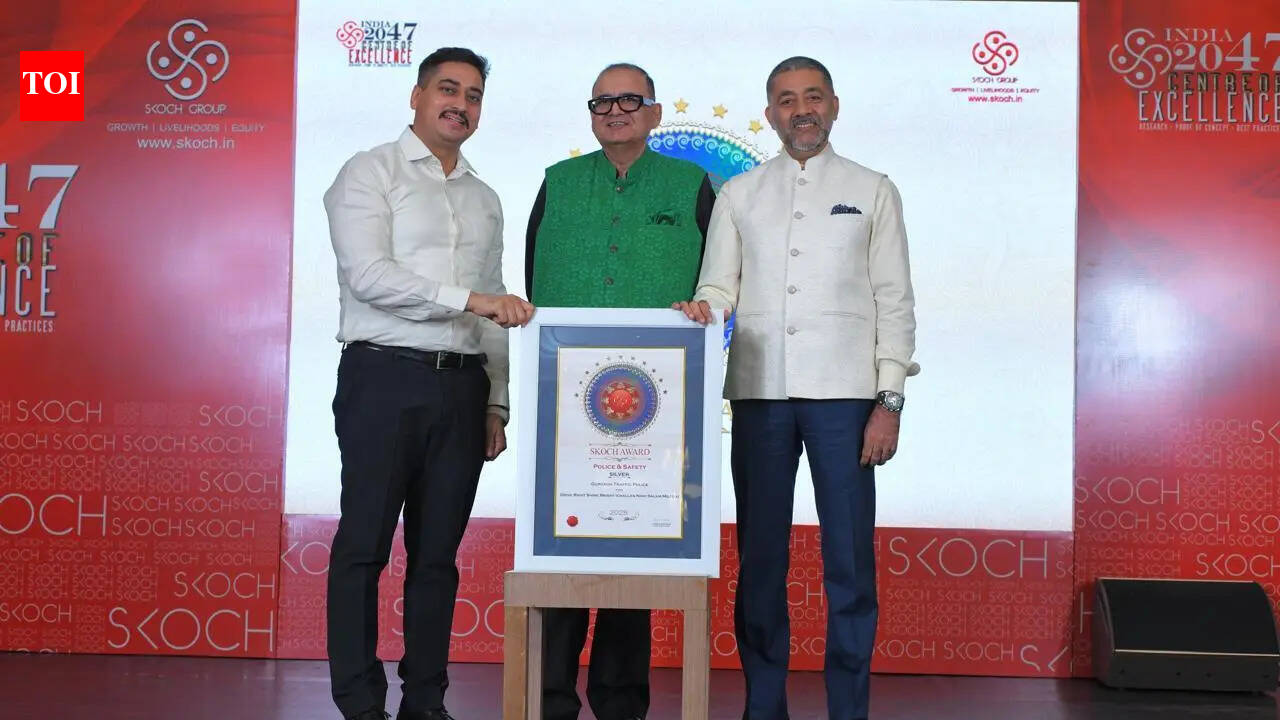 Gurgaon Traffic Police campaign won silver medal. gurgaon news