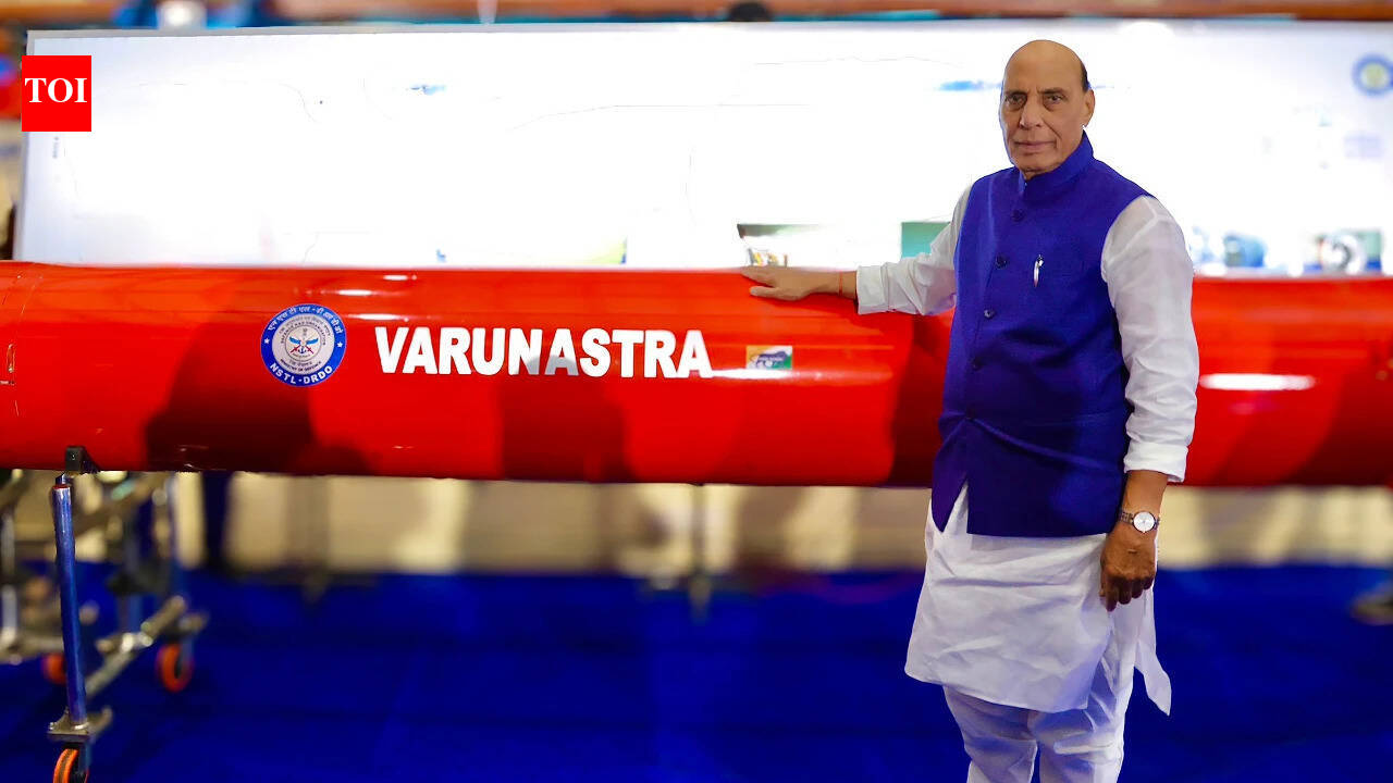 India’s third domestic N-sub commissioned; Rajnath also launches stealth frigate, large cavitation tunnel facility in Vizag India News