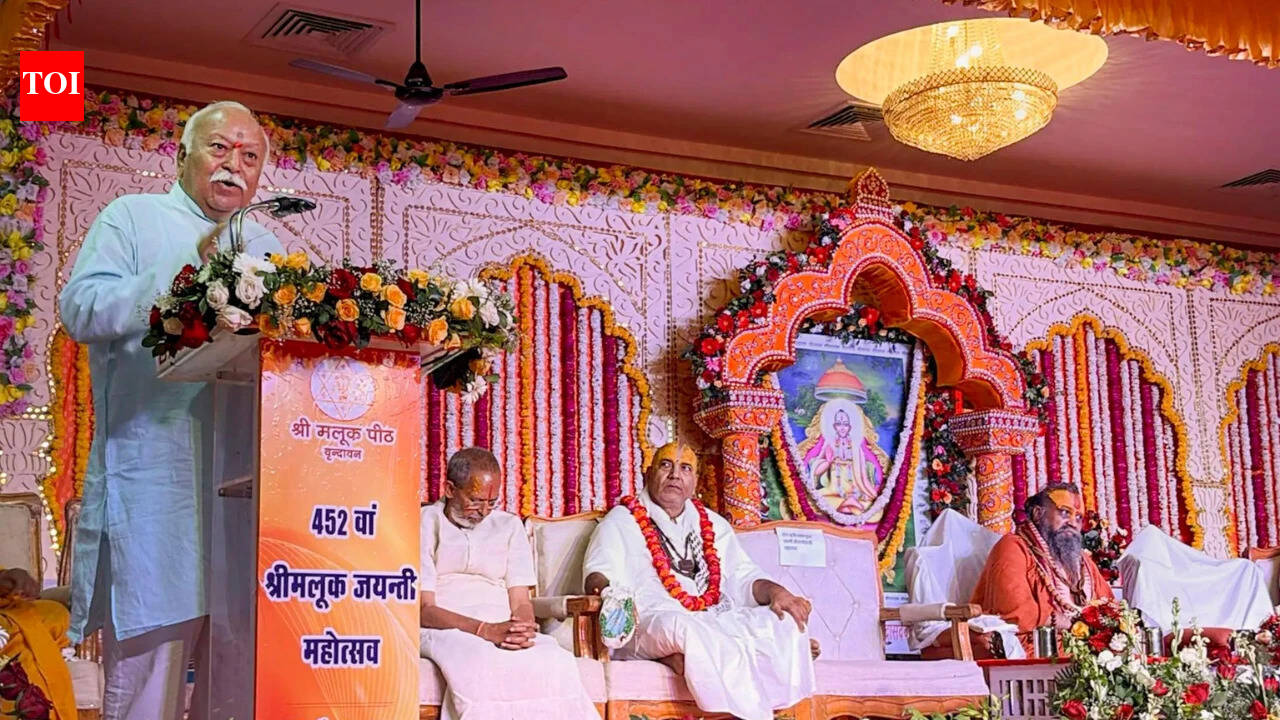 Mohan Bhagwat: Public awareness like Ram Temple is needed to stop cow slaughter: Mohan Bhagwat. india news