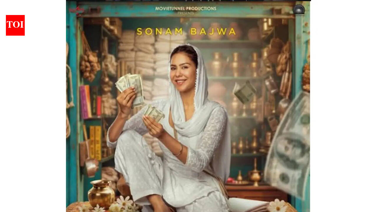Sonam Bajwa announces the release of her new film ‘Pitt Siyapa’ on May 1 with the first poster.