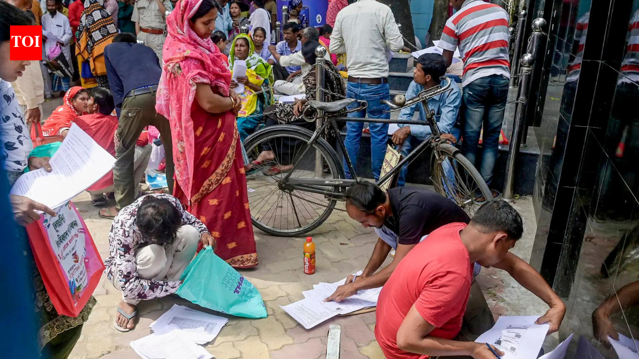 Sir: Dead woman in Bengal voters list but husband, son missing. india news