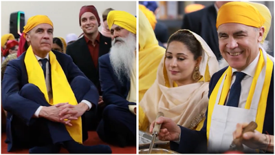 Mark Carney visits Ottawa Gurdwara Sahib: WATCH: Canadian Prime Minister Mark Carney celebrates Sikh Heritage Month, participates in community service at Ottawa Gurdwara