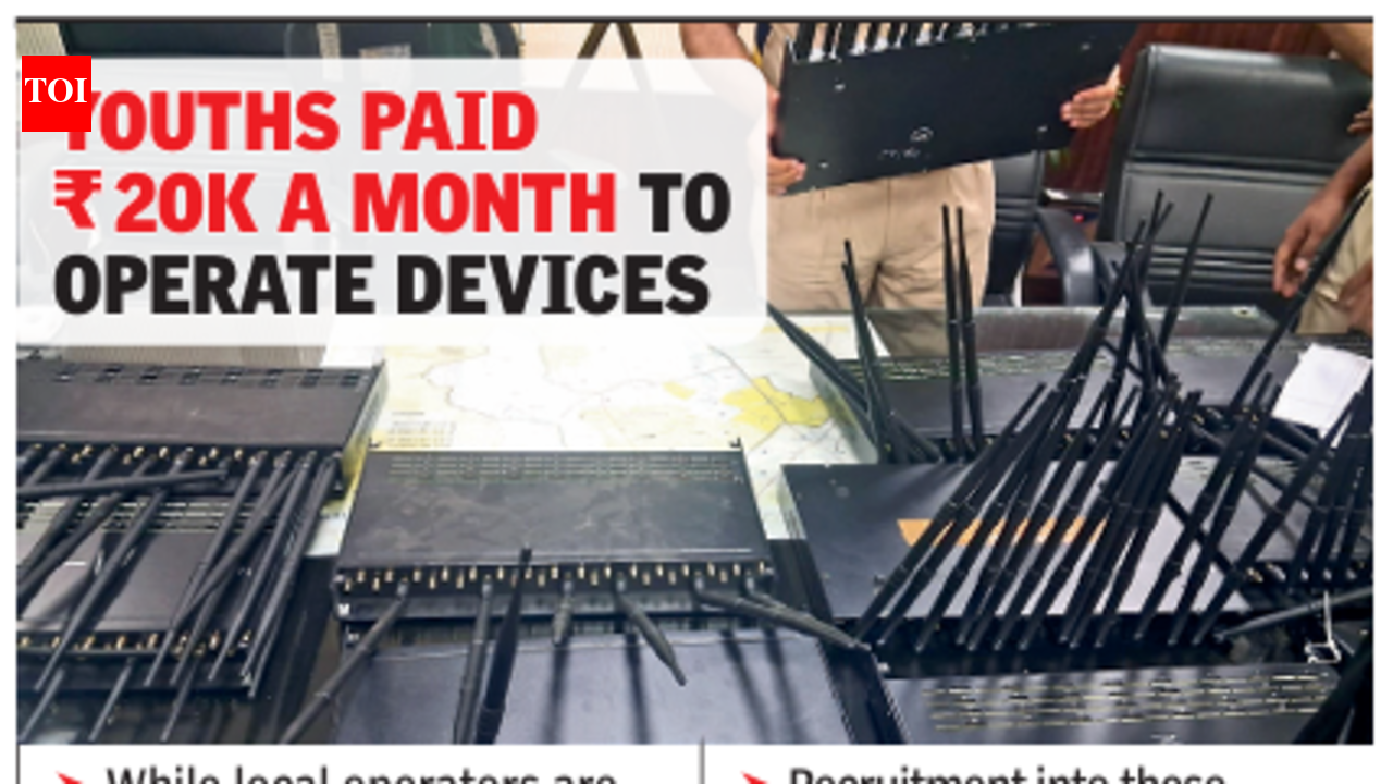 Investigation of the SIM box led the police to the handler involved in foreign cyber fraud. gurgaon news