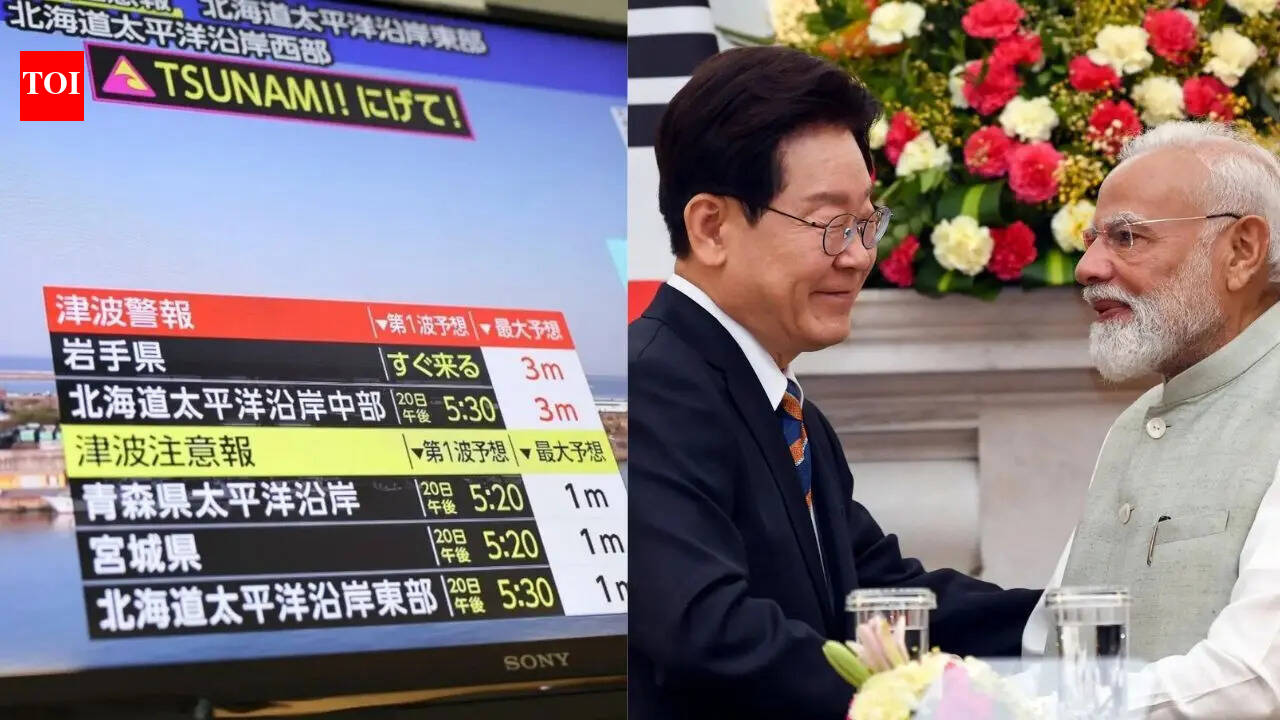 A 7.5 magnitude earthquake hits Japan; PM Modi strengthens India-South Korea relations. india news