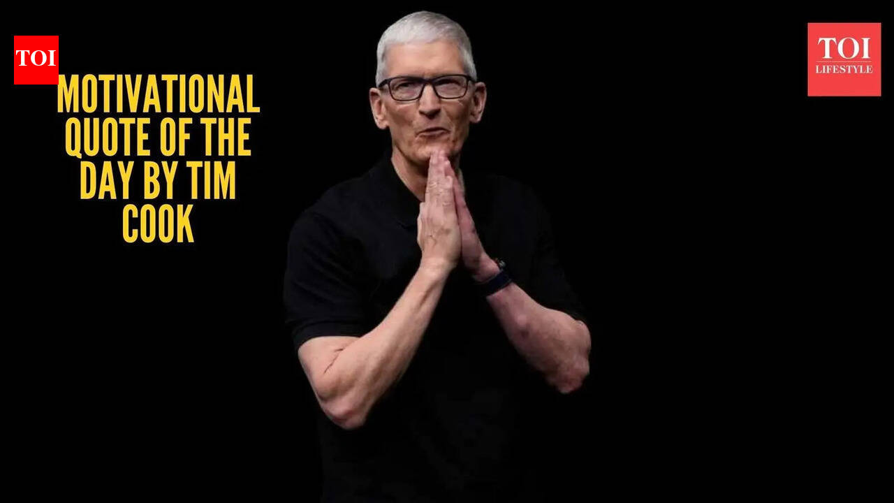 Motivational Quote of the Day by Tim Cook: ‘Let your happiness lie in your journey – not in some distant goal’