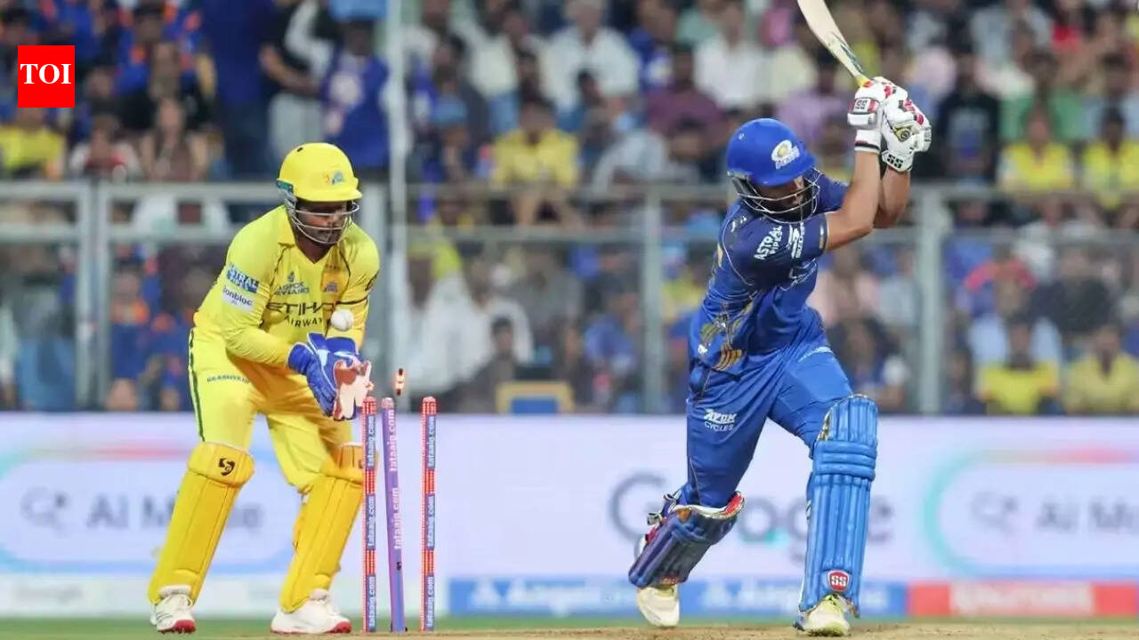 103-run defeat: CSK hand MI biggest IPL defeat as Sanju Samson, spinners take the lead. cricket news