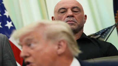 Were Joe Rogan and Donald Trump in trouble while speaking at UFC 327? Rogan speaks. international sports news