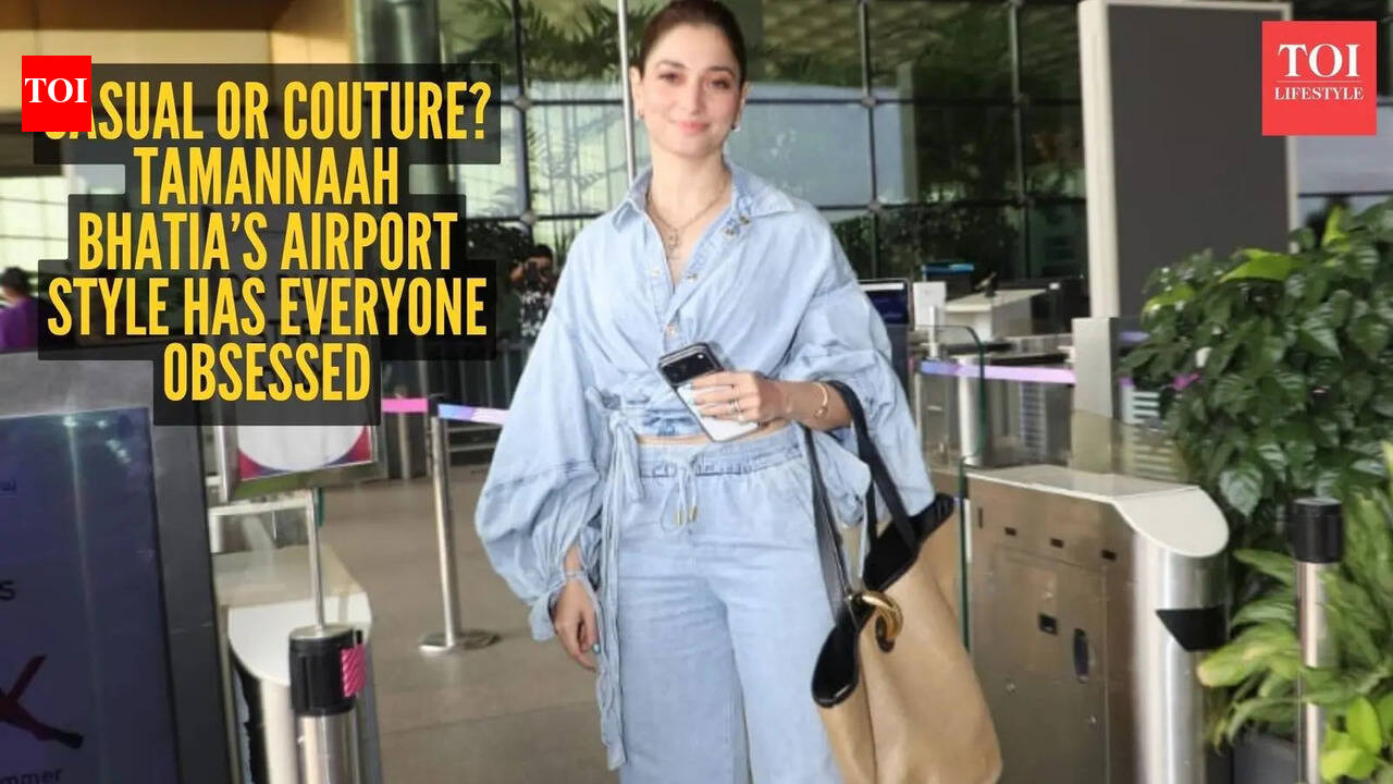 This is how you do airport fashion – Tamannaah Bhatia looks effortlessly glamorous