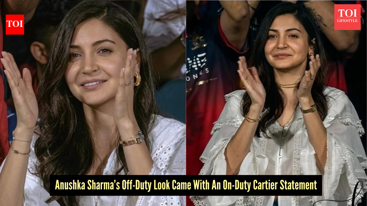 Anushka Sharma said ‘keep it casual’ and then spent lakhs of rupees on a white top Cartier watch worth Rs 17,000 at the RCB vs GT match.