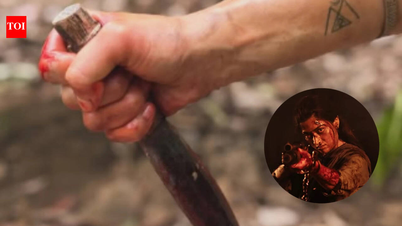 Rashmika Mandanna shares interesting behind-the-scenes pictures from the exciting ‘Maisa’ sets.