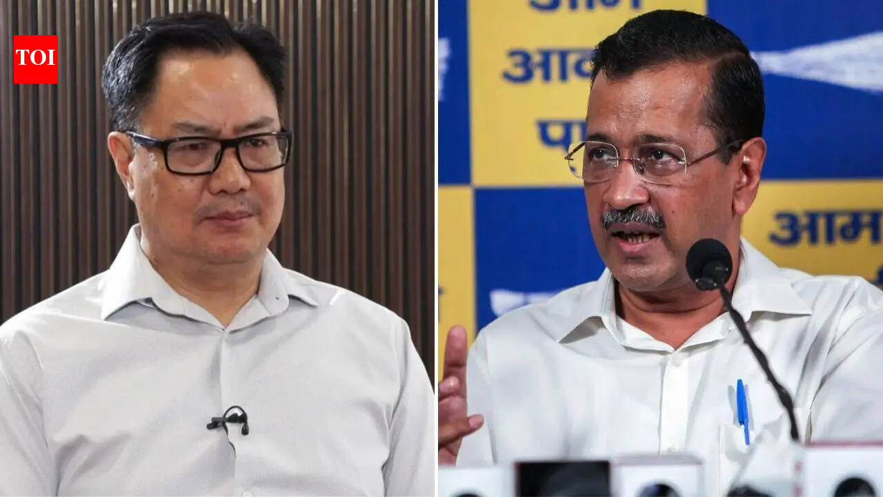‘All good people have left Kejriwal’: Rijiju hits back at allegations of ‘coercion’ as Raghav Chadha and 6 Rajya Sabha MPs join BJP | india news
