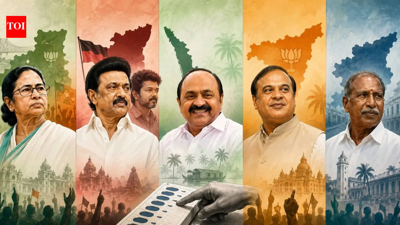 BJP eyes historic success in Bengal as exit polls support NDA’s lead