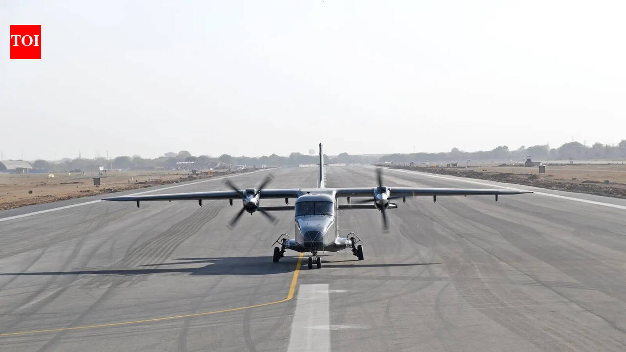 After runway upgrade, flights resumed on Jodhpur runway with Indian Air Force Dornier landing. india news