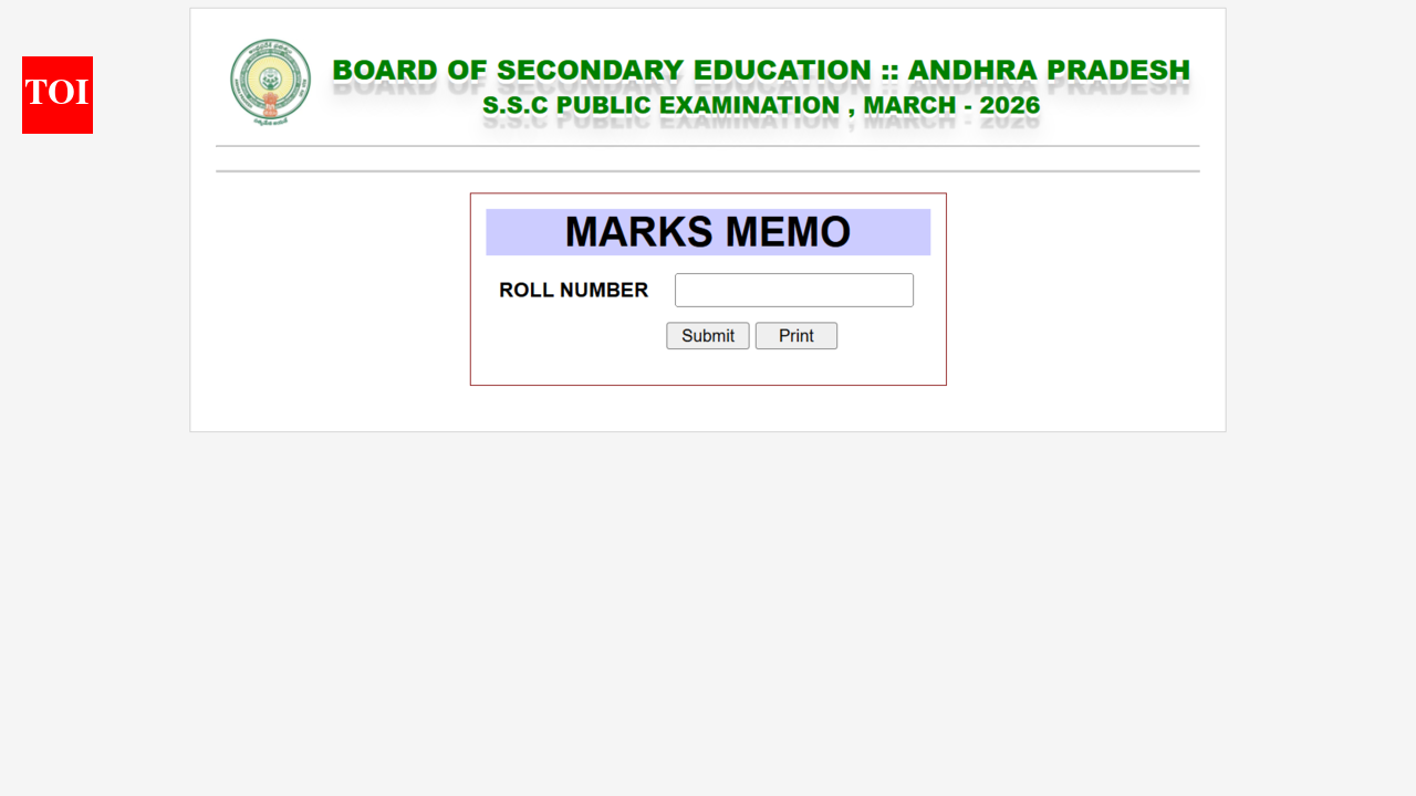 AP SSC 10th Class Result 2026 Released at results.bse.ap.gov.in with 85.25% Pass Percentage: Direct Link to Download Marks Memo Here