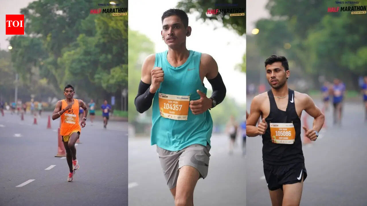 Budding athletes excel in Under-29 10K at Times Internet Half Marathon india news