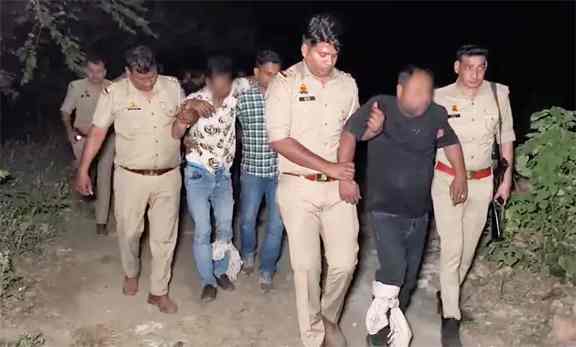 मुजफ्फरनगर-जानसठ कुतुबपुर नहर झाल पर डकैती की साजिश नाकाम, मुठभेड़ में दो बदमाश घायल, आठ गिरफ्तार