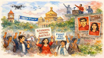 37 year old student politics, banned on Karnataka campus. india news