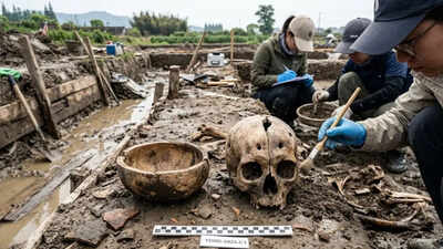 Archaeologists discover 5,000-year-old human bone cups and masks in China’s Yangtze River Delta. world News